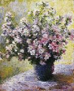 Claude Monet Bouquet of Mallows oil painting